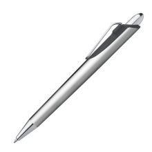 Kunststof pen met metalen clip - Topgiving