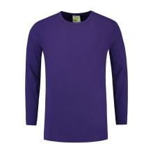 L&S T-shirt Crewneck cot/elast LS for him - Topgiving