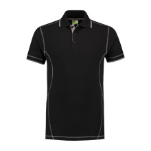 L&S Polo Flatlock SS for him - Topgiving