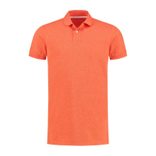 L&S Heather Mix Polo Short Sleeves Unisex - Topgiving