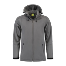 L&S Jacket Hooded Softshell for him - Topgiving