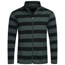 Stedman Polar Fleece Cardigan Striped for him - Topgiving