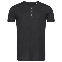 Stedman T-shirt Henley Shawn SS for him - Topgiving