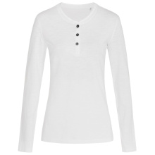 Stedman T-shirt Henley Sharon LS for her - Topgiving