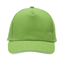 Cap 5 panel brushed klittenbandsluiting - Topgiving