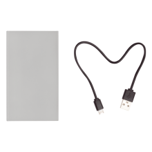 Powerbank 4.000 mAh oplichtend logo - Topgiving