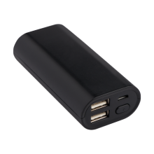 Powerbank 5.000 mAh zuignappen en oplichtend logo - Topgiving