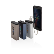 10.000 mAh aluminium zakformaat powerbank - Topgiving