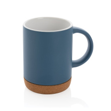 Keramische mok met kurken bodem 280 ml - Topgiving