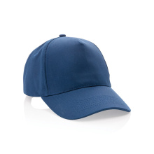 Impact AWARE™ 5 panel 280gr recycled katoenen cap - Topgiving