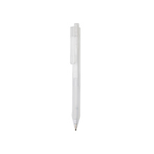 X9 frosted pen met siliconen grip - Topgiving