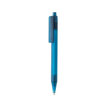 GRS RPET X8 transparante pen - Topgiving