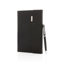 Swiss Peak deluxe A5 notitieboek en pen set - Topgiving