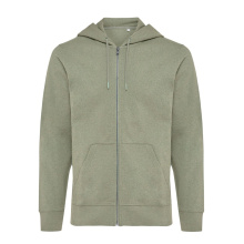 Iqoniq Abisko gerecycled katoen hoodie met rits - Topgiving