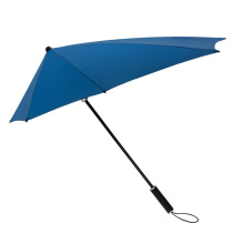 STORMaxi - Arodynamische stormparaplu - Handopening - Windproof -  92 cm - Zwart / Zilver - Topgiving