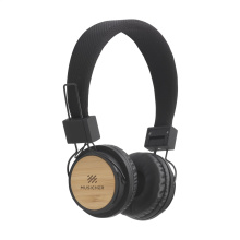 ECO Bamboo wireless headphone koptelefoon - Topgiving