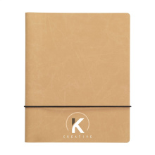 Recycled leather Refillable Notebook A5 notitieboek - Topgiving