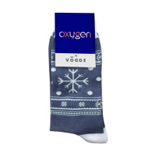 Vodde Recycled XMas Socks Snowflake - Topgiving