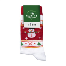 Vodde Recycled XMas Socks Snowman - Topgiving