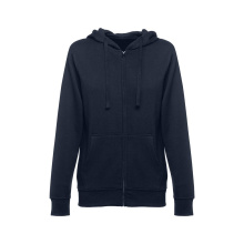 Hooded sweatshirt voor vrouwen met volledige rits - Topgiving