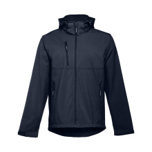 Softshell voor mannen met afneembare capuchon - Topgiving