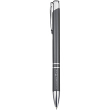Moneta balpen van gerecycled aluminium (zwarte inkt) - Topgiving