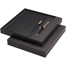 Legato set met A5 notitieboek en rollerbalpen (blauwe inkt) - Topgiving