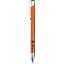 Moneta balpen van gerecycled aluminium (blauwe inkt) - Topgiving