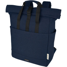 Joey 15 inch GRS gerecyclede canvas rolltop laptoprugzak 15 l - Topgiving