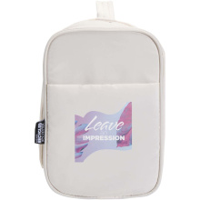 Puffer GRS gerecycleerde ophangbare canvas toilettas 8L - Topgiving