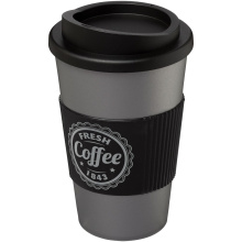 Americano® 350 ml geïsoleerde beker met grip - Topgiving