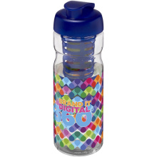 H2O Active® Base 650 ml sportfles en infuser met flipcapdeksel - Topgiving