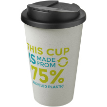 Americano® Eco 350 ml gerecyclede beker met spill-proof deksel - Topgiving