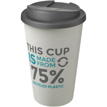 Americano® Eco 350 ml gerecyclede beker met spill-proof deksel - Topgiving