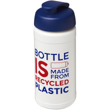 Baseline 500 ml gerecyclede drinkfles met klapdeksel - Topgiving