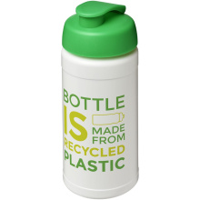 Baseline 500 ml gerecyclede drinkfles met klapdeksel - Topgiving