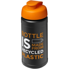 Baseline 500 ml gerecyclede drinkfles met klapdeksel - Topgiving