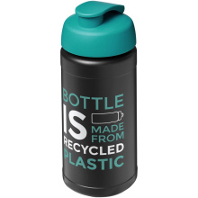 Baseline 500 ml gerecyclede drinkfles met klapdeksel - Topgiving