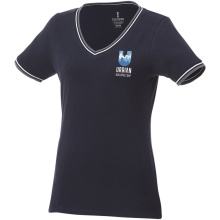 Elbert piqué dames t-shirt met korte mouwen - Topgiving
