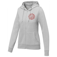 Theron dames hoodie met ritssluitng - Topgiving