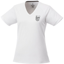 Amery cool fit V-hals dames t-shirt met korte mouwen - Topgiving