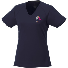 Amery cool fit V-hals dames t-shirt met korte mouwen - Topgiving