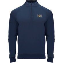 Epiro unisex sweatshirt met lange mouwen en kwartrits - Topgiving