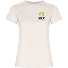 Golden damesshirt met korte mouwen - Topgiving