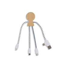 Xoopar Mr. Bio Bamboo Charging Cable - Topgiving
