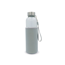 Waterfles glas met sleeve 500ml - Topgiving