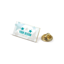 Badge metalen pin 26x14mm - Topgiving