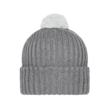 Knitted Cap with Pompon - Topgiving