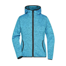 Ladies' Knitted Fleece Hoody - Topgiving