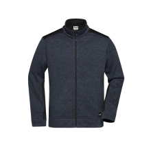 Men's Knitted Workwear Fleece Jacket - STRONG - - Topgiving